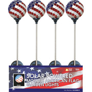 Solaris Americana Glass Globe 33 In. H. Solar Stake Light