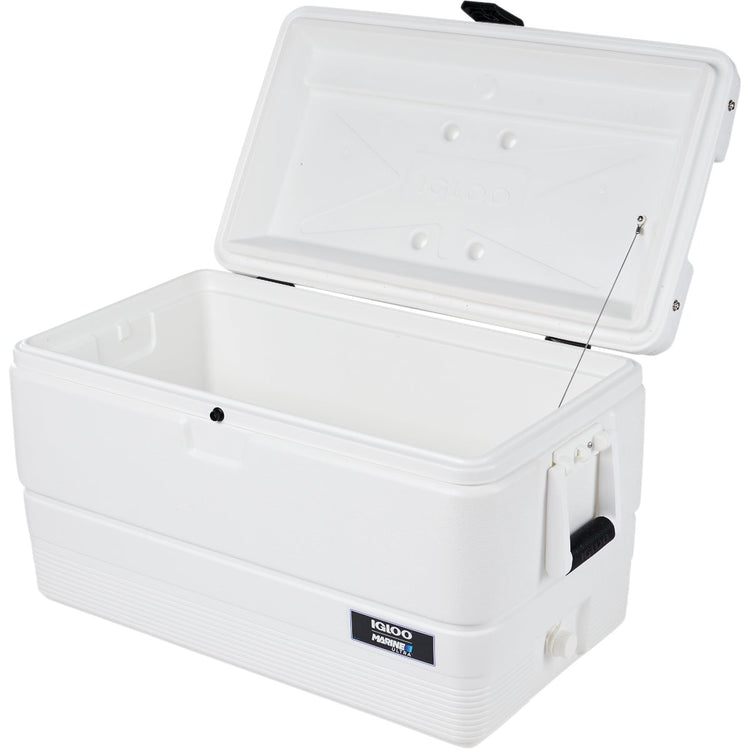 Igloo Marine Ultra Quantum Roller Cooler - White (52 good Quart) (E1)