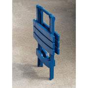 Adams Quik-Fold Patriotic Blue 15 In. x 17.5 In. Rectangle Resin Folding Side Table