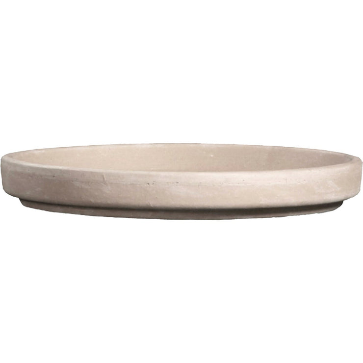 Ceramo 4 In. White Granite Clay Standard Flower Pot Saucer