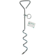 Smart Savers 15.75 In. Corkscrew Iron Dog Tie-Out Stake
