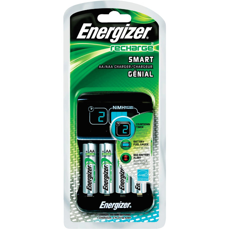 Energizer AA & AAA Rechargeable NiMH Battery Charger – Hemlock