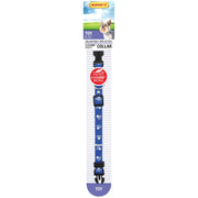 Westminster Pet Ruffin' it Reflective 8 In. to 12 In. Nylon Paw Print Dog Collar