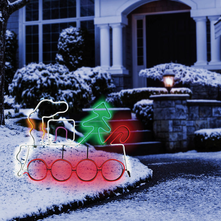 30ｍ SMDフラッシングテープライト　スーパーマルチLED 電車　クリスマス Alpine 36 In. LED Multi-Color Christmas Train Lighted Decoration