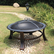 30 In. Round Wood Burning Fire Pit