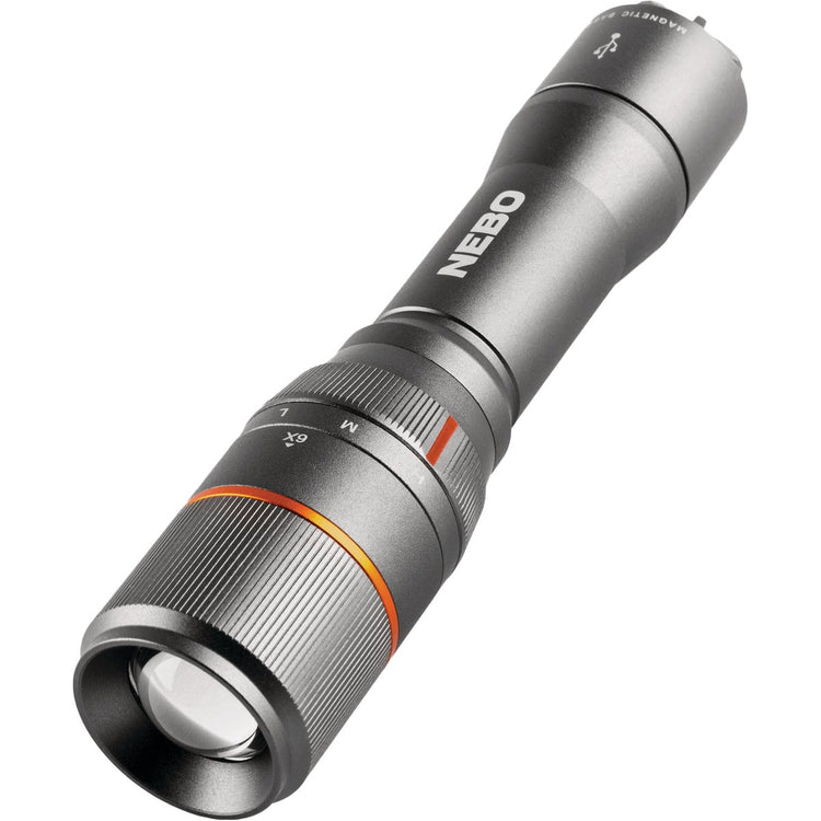 Nebo DaVinci LED Anodized Aluminum 1000 Lm. Rechargeable Flashlight – Hemlock Hardware