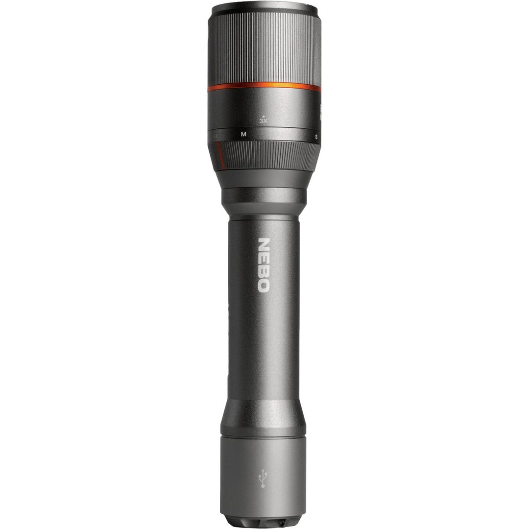 nebo flashlight davinci 1500 Nebo DaVinci LED Anodized Aluminum 3500 Lm. Rechargeable Flashlight – Hemlock Hardware