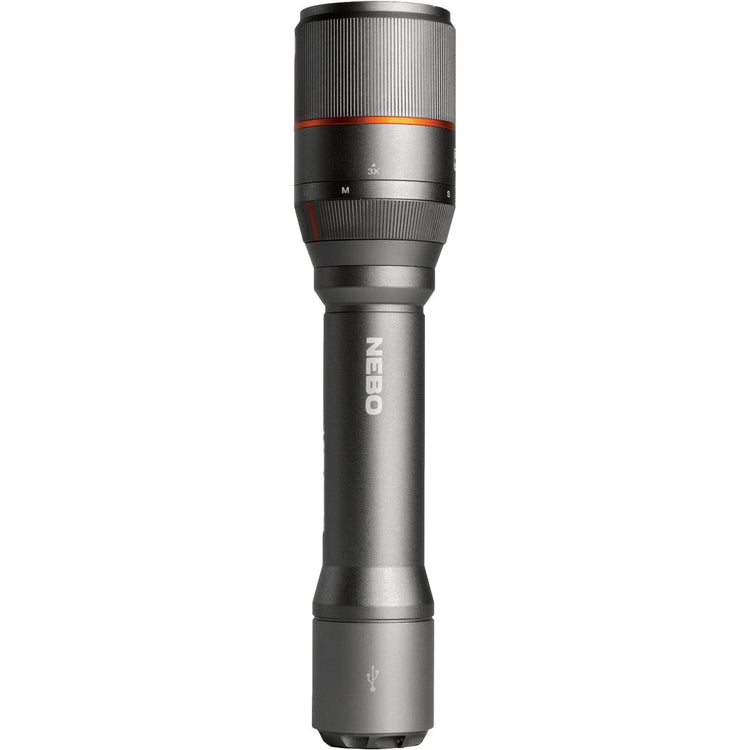 avalanche rechargeable led flashlight Nebo DaVinci LED Anodized Aluminum 3500 Lm. Rechargeable Flashlight – Hemlock Hardware