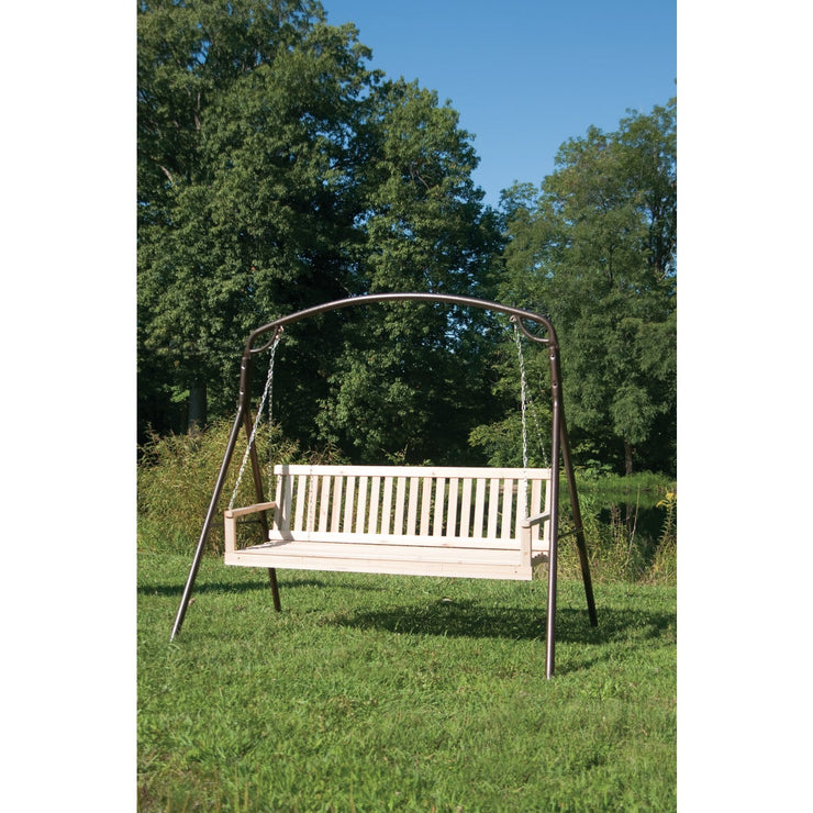 Jack Post Country Garden Steel 71-1/2 In. W. x 48 In. D. x 66-3/4 In. H. Brown Swing Frame