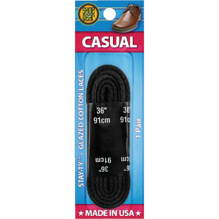 Shoe Gear 36 In. Round Casual Shoe Laces