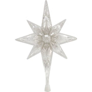 Alpine Transparent LED 11 In. Star Christmas Tree Topper