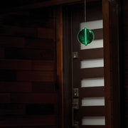 Alpine 7 In. Green Chasing LED Ball Christmas Ornament