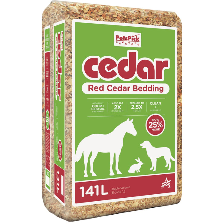 PetsPick 5 Cu. Ft. Red Cedar Pet Bedding