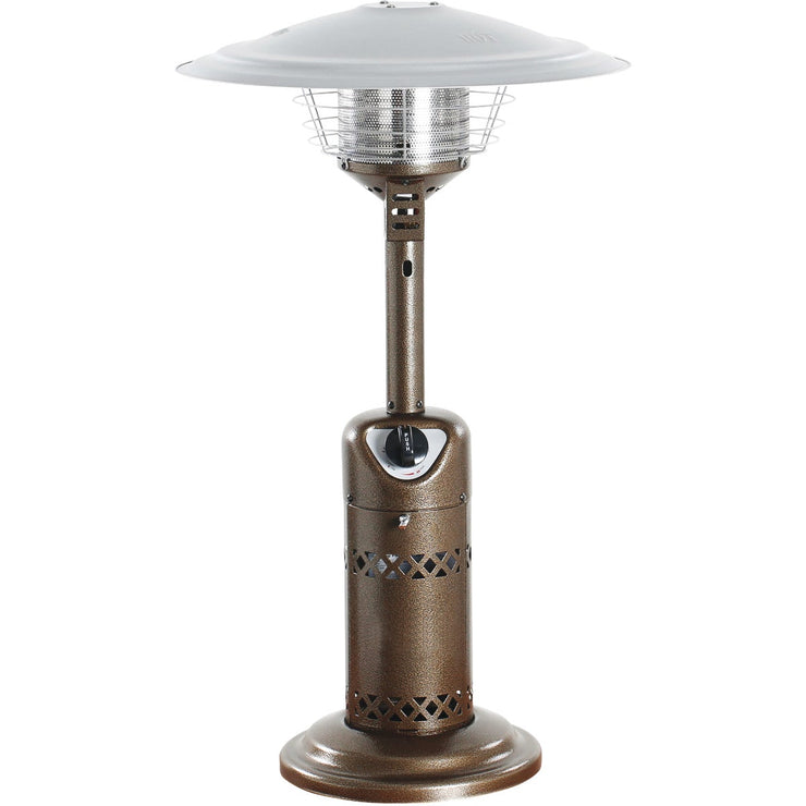 10,000 BTU Bronze Stainless Steel Tabletop Patio Heater