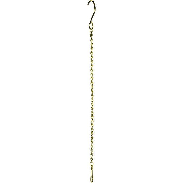 Alpine 20 In. Gold Metal 12-Item Hanging Chain Clip Strip