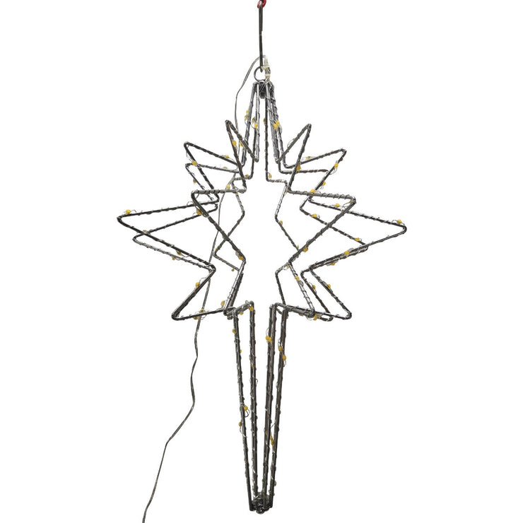 Alpine 18 In. LED Warm White Bethlehem Star Lighted Decoration