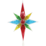 Alpine Multi-Color LED 14 In. Star Christmas Tree Topper