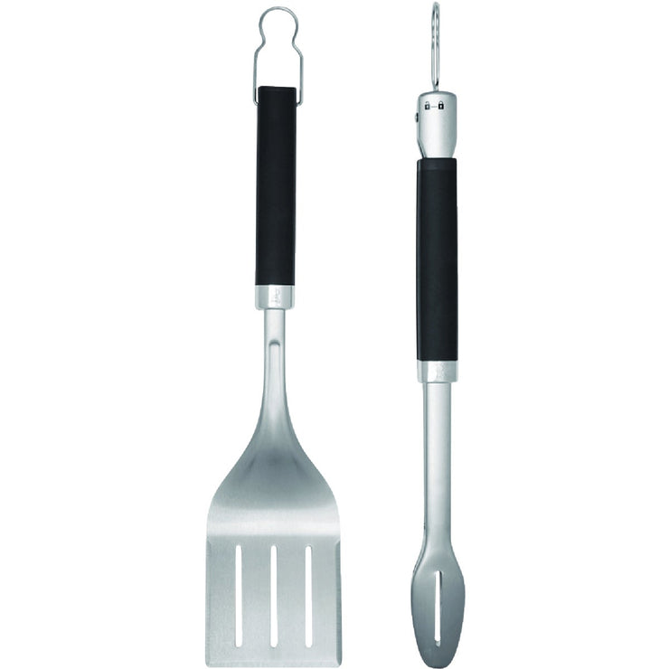 2-Piece Stainless Steel Tongs Set