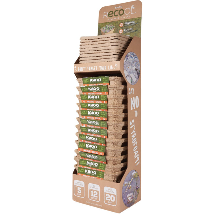 Igloo Recool 16 Qt. Recycled Paper Cooler