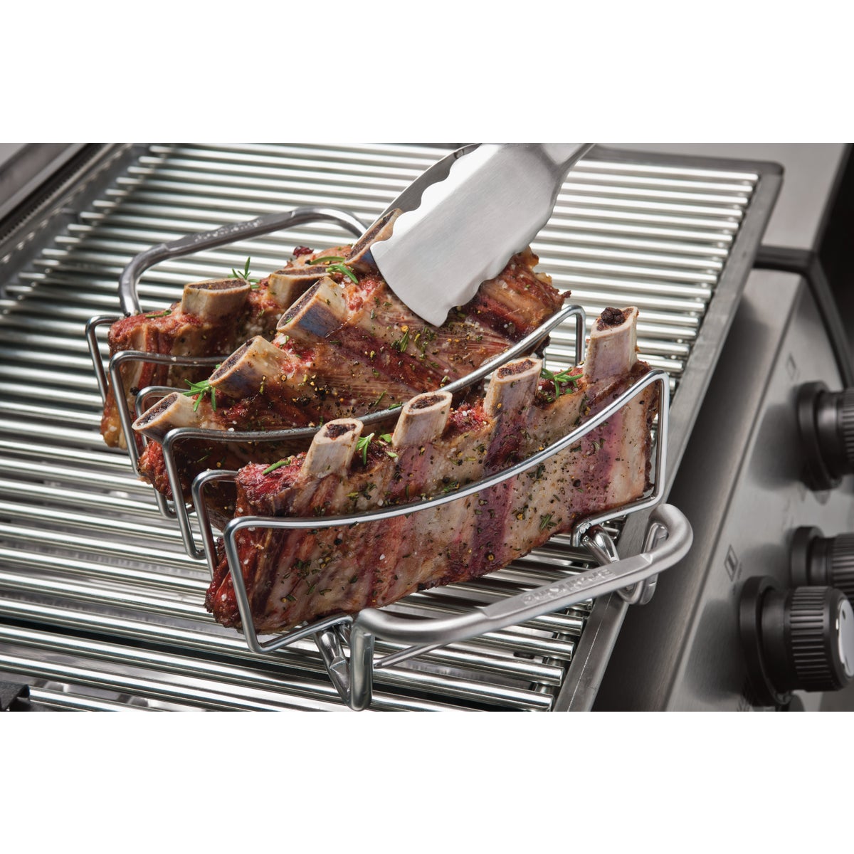 Broil King Imperial Series Stainless Steel Rib & Roast Grill Rack ...