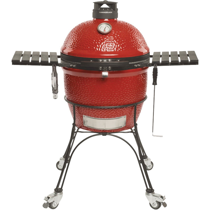 Kamado Joe Classic II 18 In. Blaze Red Ceramic Charcoal Grill