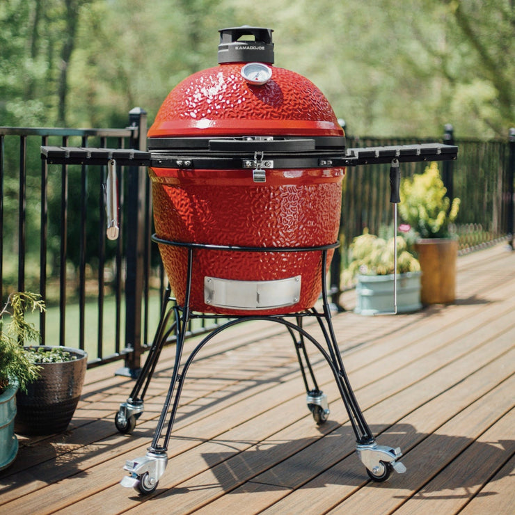 Kamado Joe Classic II 18 In. Blaze Red Ceramic Charcoal Grill