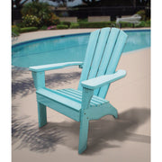 Leigh Country Turquoise Poly-Resin All Weather Adirondack Chair