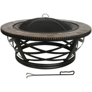 McKinley 40 In. Round Wood Burning Fire Pit