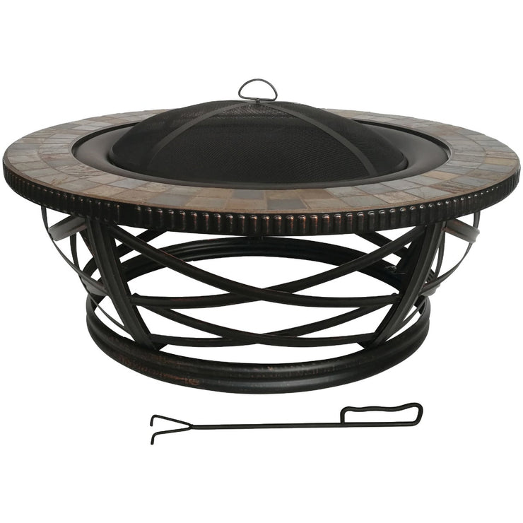 McKinley 40 In. Round Wood Burning Fire Pit