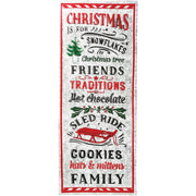 Alpine 31 In. W. x 28 In. H. x 11 In. L. Metal Christmas Is For Wall Decoration