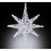 Alpine 24 In. Cool White LED 3D Christmas Star Lighted Decoration