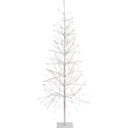 Alpine 65 In. Silver Foil Specialty Christmas Tree