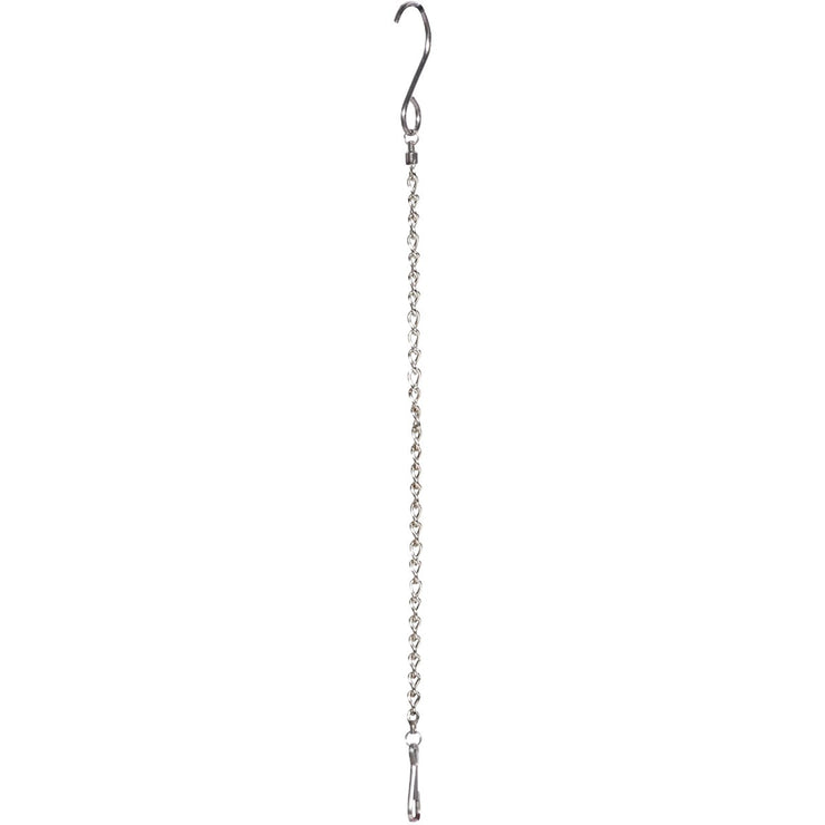 Alpine 20 In. Silver Metal 12-Item Hanging Chain Clip Strip