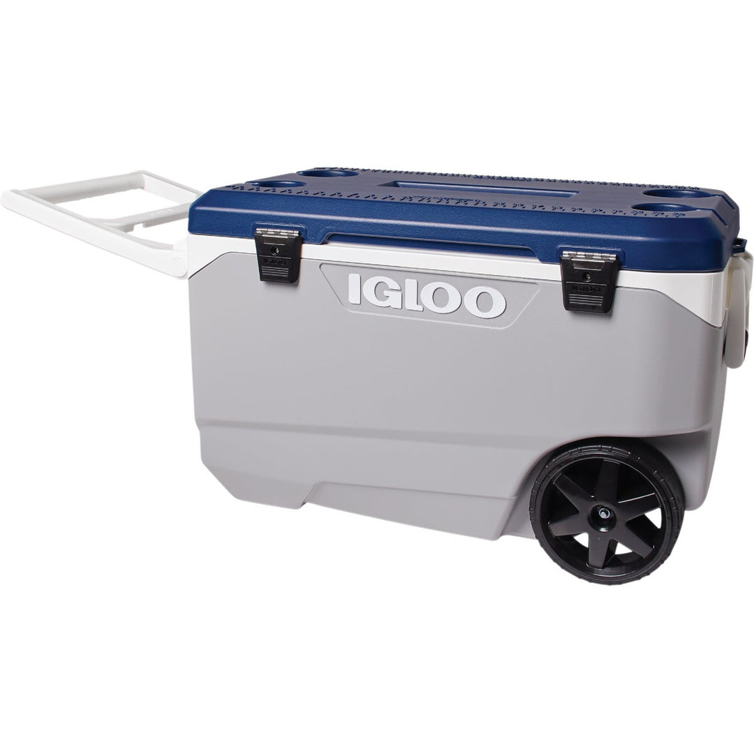Igloo MaxCold Latitude 90 Qt. 2-Wheeled Cooler, Ash Gray