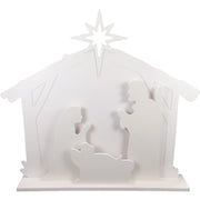 Alpine 48 In. LED Nativity Scene Christmas Silhouette Lighted Decoration