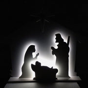 Alpine 48 In. LED Nativity Scene Christmas Silhouette Lighted Decoration