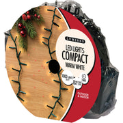 Lumineo Warm White 1000-Bulb LED Compact Light Set with Dark Green Wire