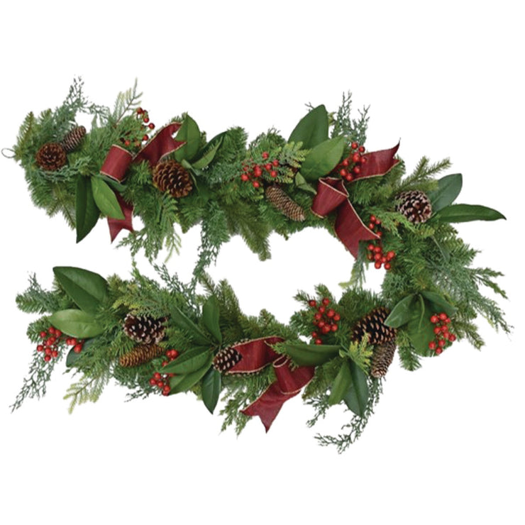 Juliette 6 Ft. Pine Garland