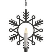 Xodus 12 In. x 9-1/2 In. x 3/4 In. Aged Bronze LED Battery Operated Wreath with Candle
