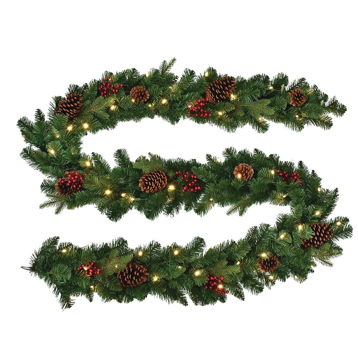 Genevieve 9 Ft. Prelit LED Garland – Hemlock Hardware