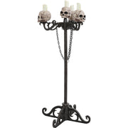60 In. LED 3-In-1 Skull Candelabra