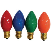 C7 Multi-Color Ceramic 120V Replacement Light Bulb (4-Pack)