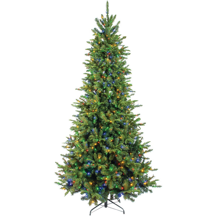 9 ft pre on sale lit christmas tree