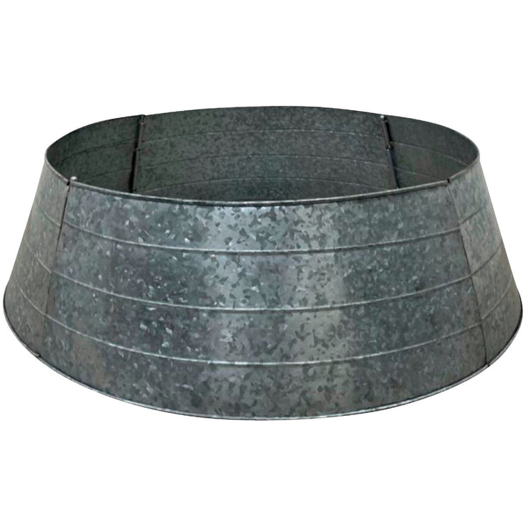 44 In. Dia. Galvanized Metal Christmas Tree Collar