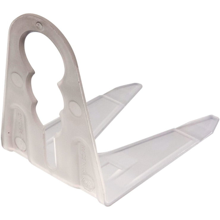 Commercial Christmas Hardware White Clip-On Shingle Speed Tabs (50-Pack)