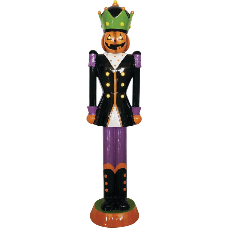 36 In. H. LED Lighted Resin Soldier Halloween Nutcracker