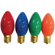 C9 Multi-Color Ceramic 120V Replacement Light Bulb (4-Pack)