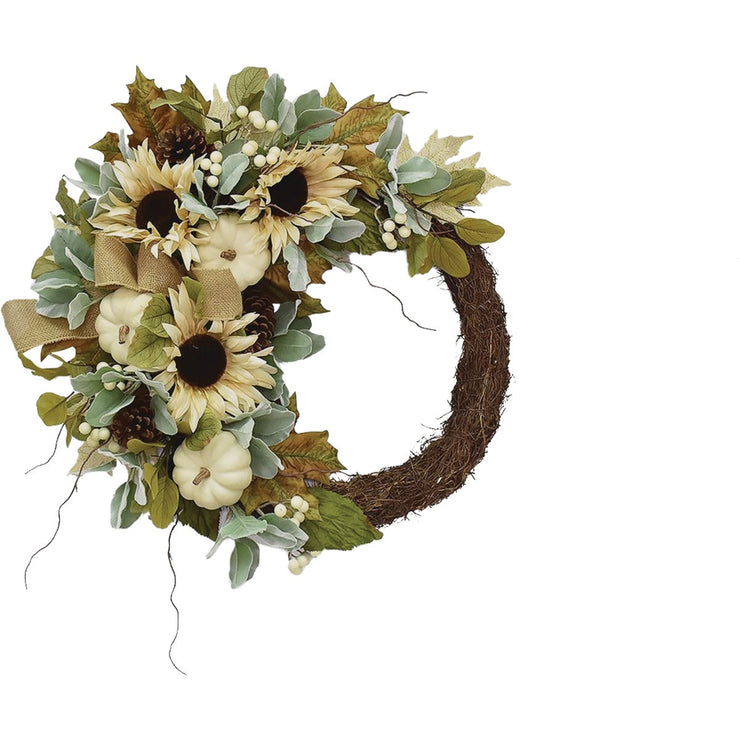Lynette 24 In. Artificial Harvest Wreath