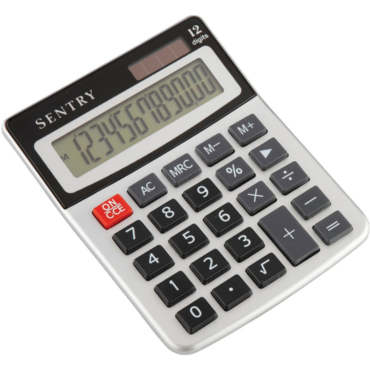 Sentry Jumbo Key Auto-Off 10-Digit Mini Desk Calculator