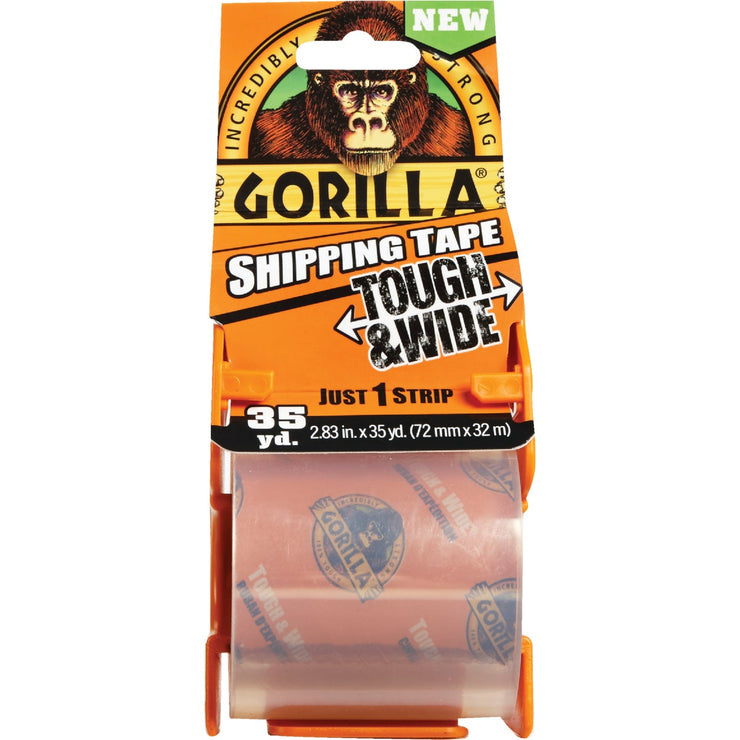 Gorilla 2.83 In. W. x 35 Yd. L. Clear Shipping Tape